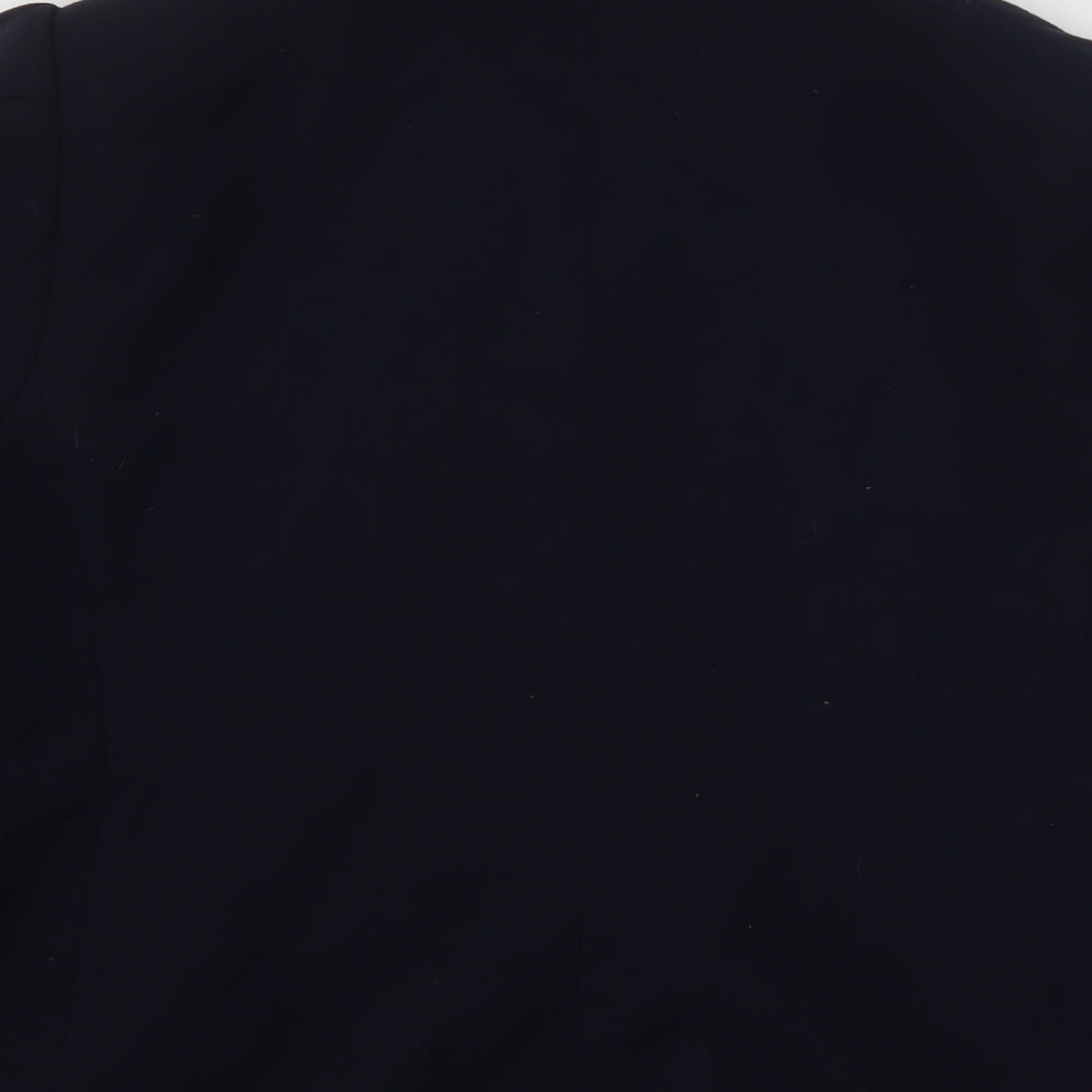 Marks and Spencer Womens Blue  Polyester Jacket Suit Jacket Size 20