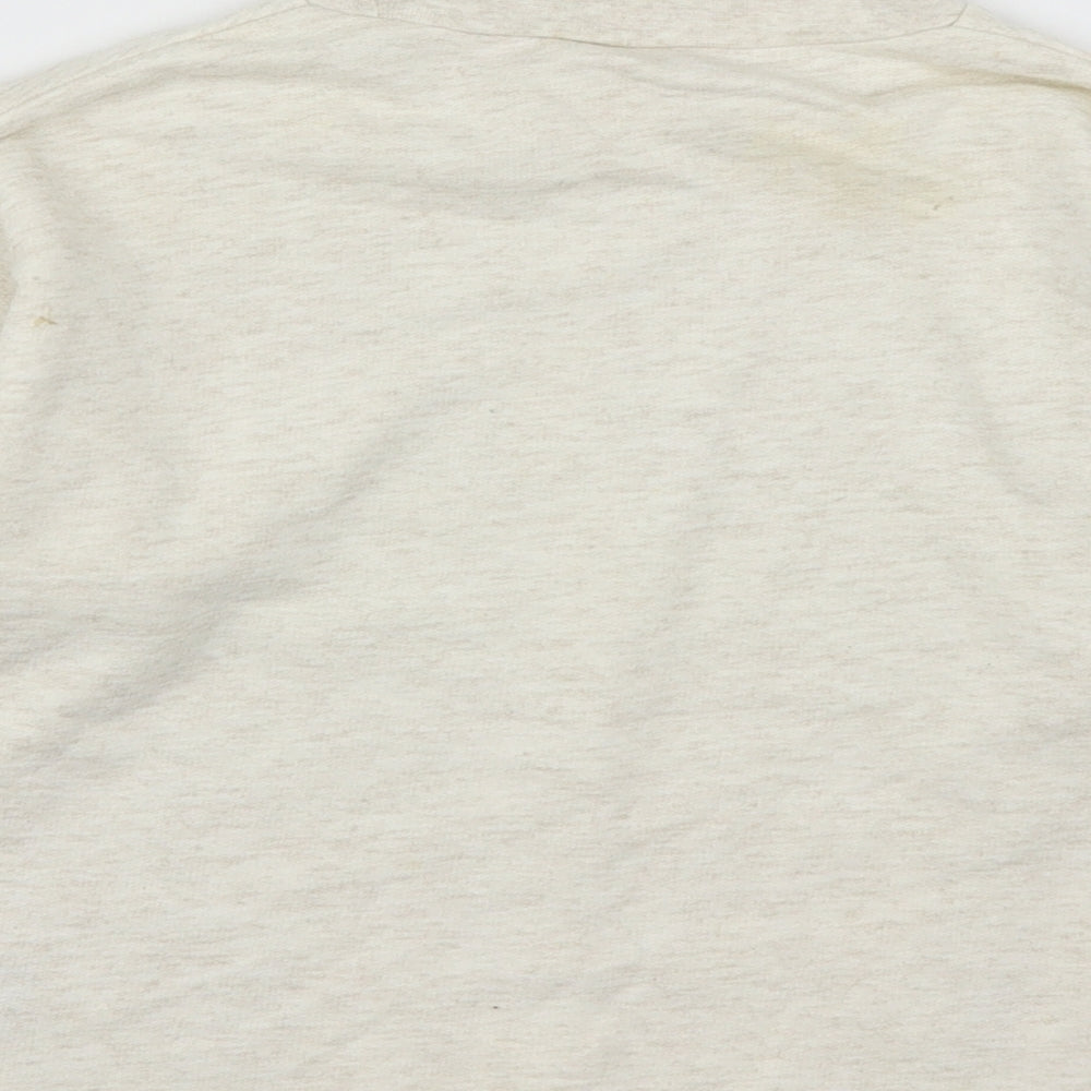 CandA Boys Beige  Cotton Basic T-Shirt Size 4 Years Round Neck  - Lion King