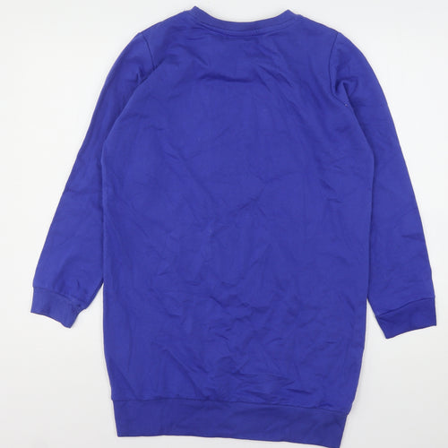 Pep&Co Womens Blue  Cotton Pullover Sweatshirt Size 12