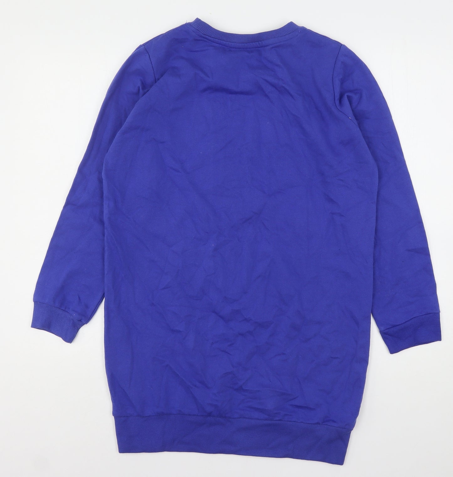 Pep&Co Womens Blue  Cotton Pullover Sweatshirt Size 12