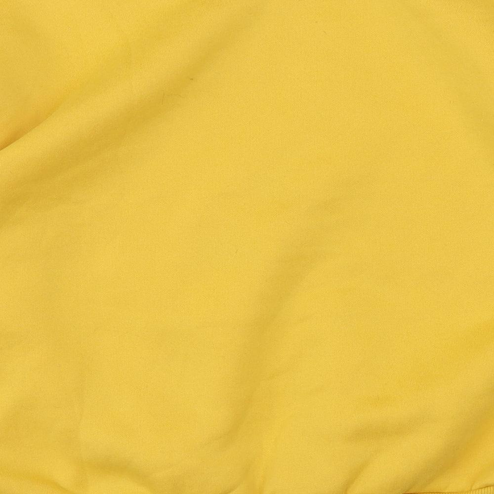 Shein  Womens Yellow  Polyester Pullover Sweatshirt Size L