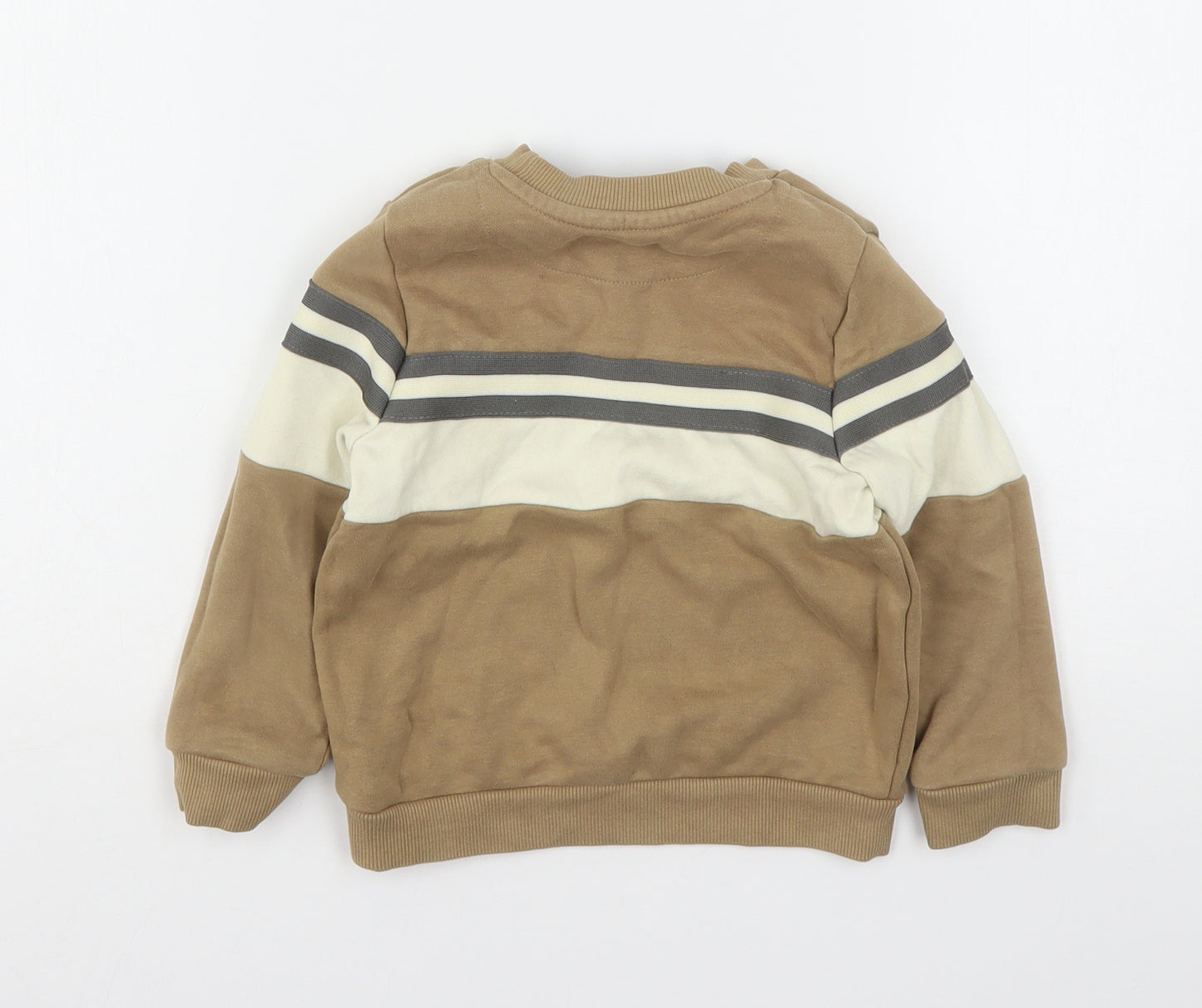 Nutmeg Boys Brown  Cotton Pullover Sweatshirt Size 2-3 Years