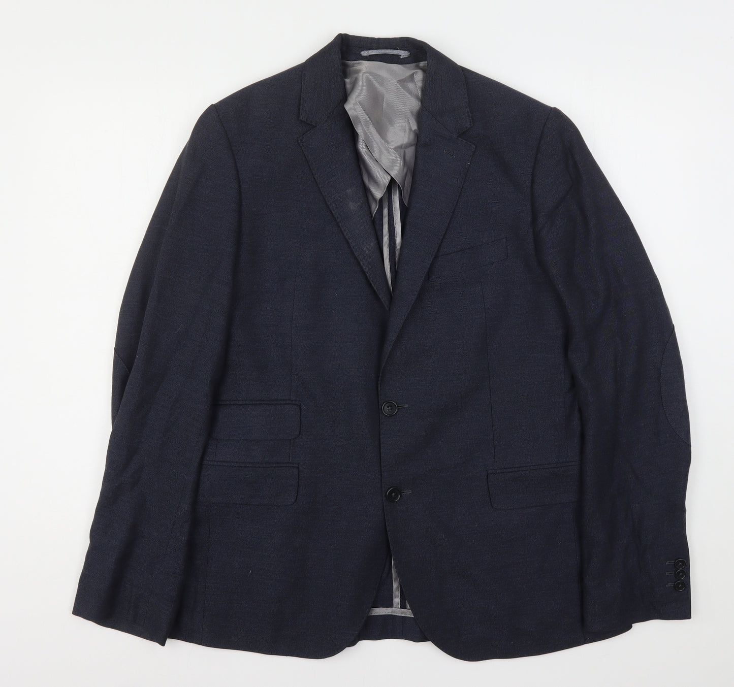 John Lewis  Mens Blue  Cotton Jacket Suit Jacket Size M