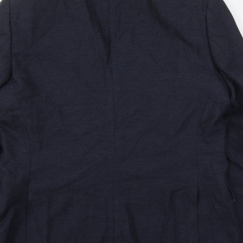 John Lewis  Mens Blue  Cotton Jacket Suit Jacket Size M