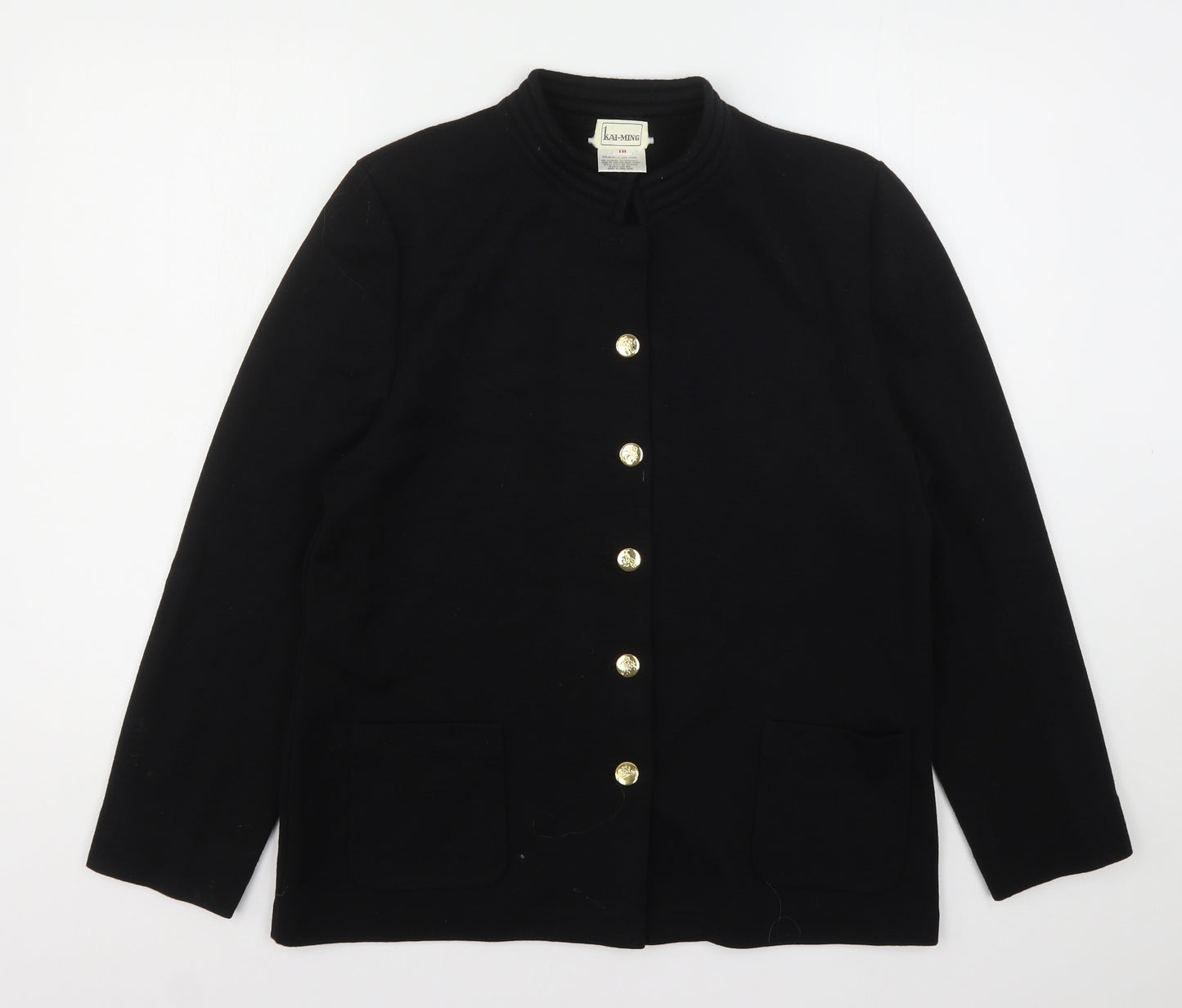 Kai Ming Womens Black   Jacket  Size 18
