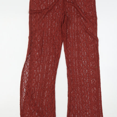 Primark Womens Brown  Polyester Jogger Trousers Size 10 L32 in Regular
