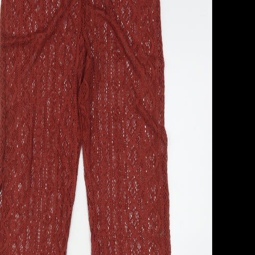 Primark Womens Brown  Polyester Jogger Trousers Size 10 L32 in Regular