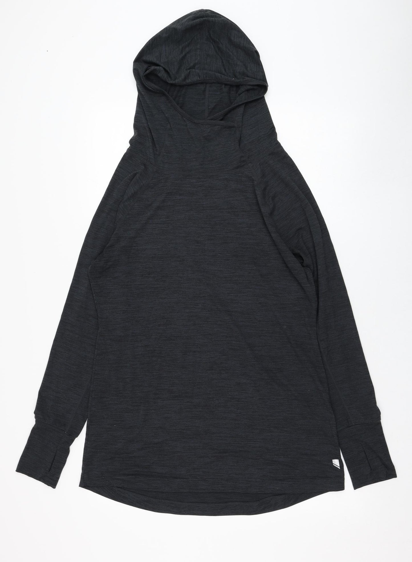 George Womens Black  Polyester Pullover Hoodie Size 12  Pullover