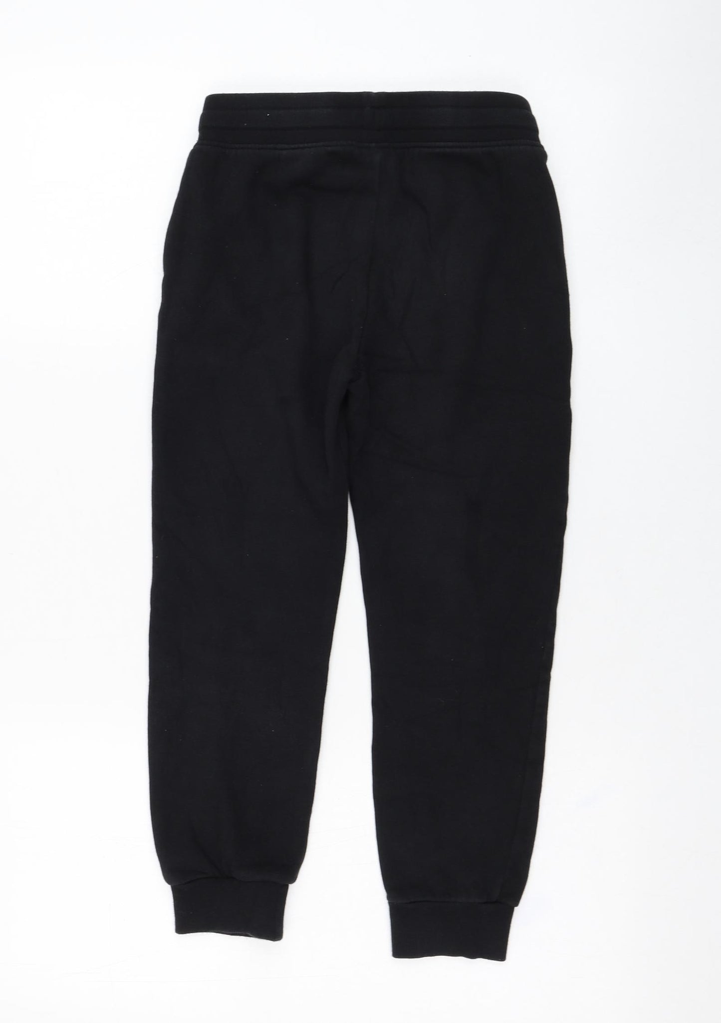 H&M Boys Black  Cotton Jogger Trousers Size 9-10 Years  Regular Pullover