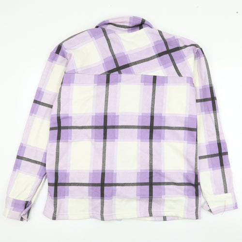 Preworn Womens Ivory Check  Jacket  Size S  Button