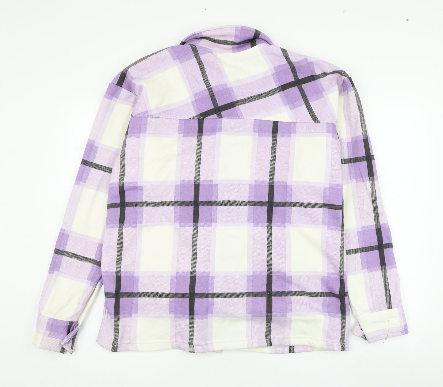 Preworn Womens Ivory Check  Jacket  Size S  Button