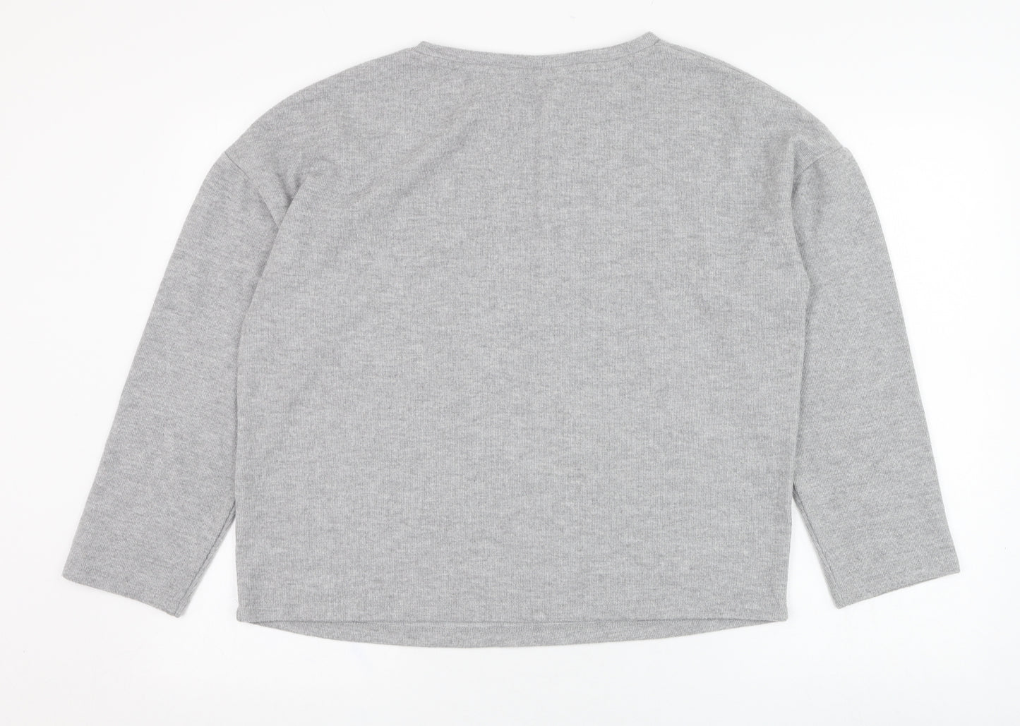 F&F Womens Grey  Polyester Pullover Sweatshirt Size 12  Pullover - Star