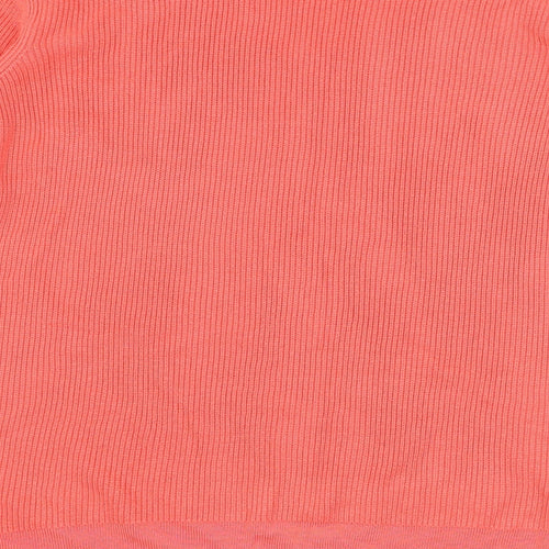 Marks and Spencer Womens Pink Round Neck  Viscose Pullover Jumper Size 16