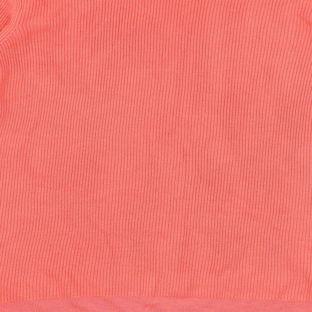 Marks and Spencer Womens Pink Round Neck  Viscose Pullover Jumper Size 16