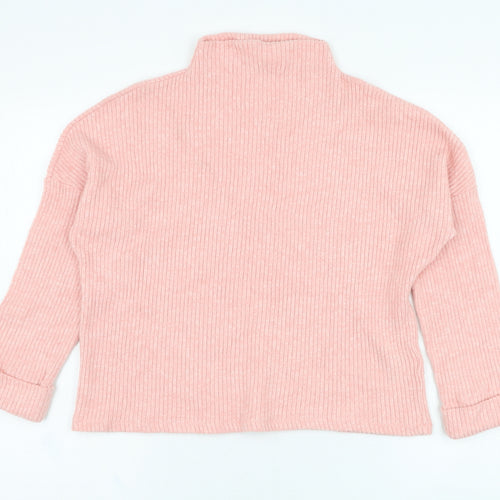H&M Womens Pink  Viscose Pullover Sweatshirt Size S  Pullover