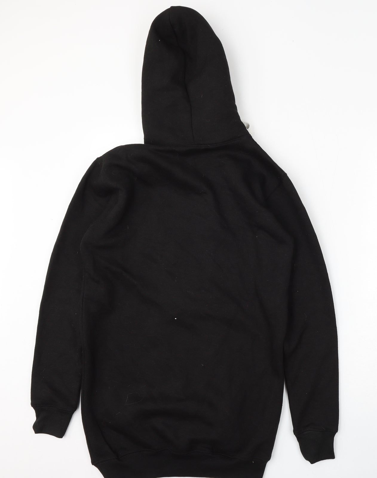 Be Jealous Womens Black  Cotton Pullover Hoodie Size M  Tie - Christmas