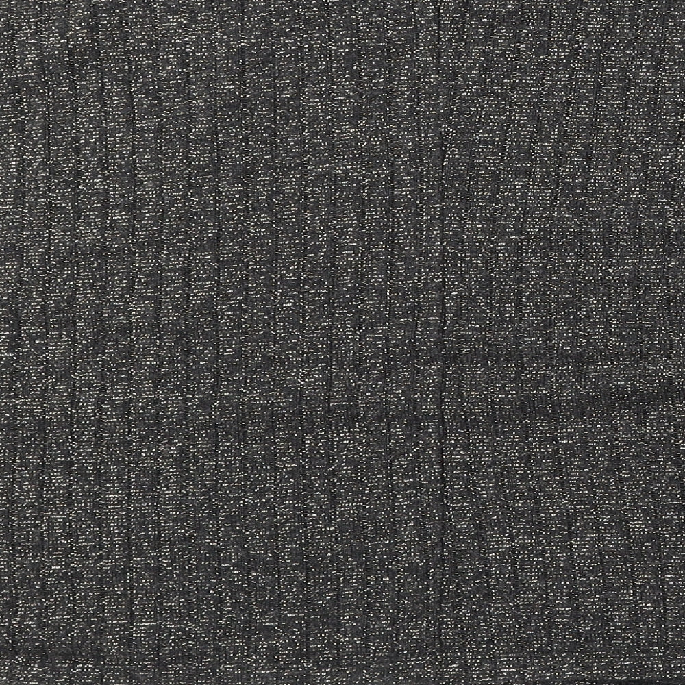 Zara Womens Black Round Neck  Cotton Pullover Jumper Size L