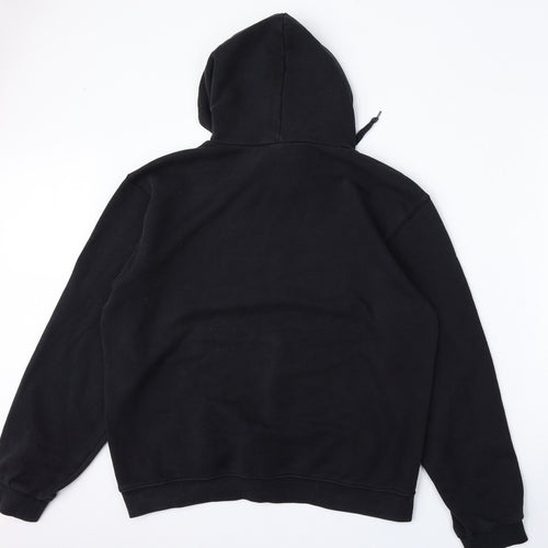 B&C Collection Womens Black  Cotton Pullover Hoodie Size L   - Sherlock