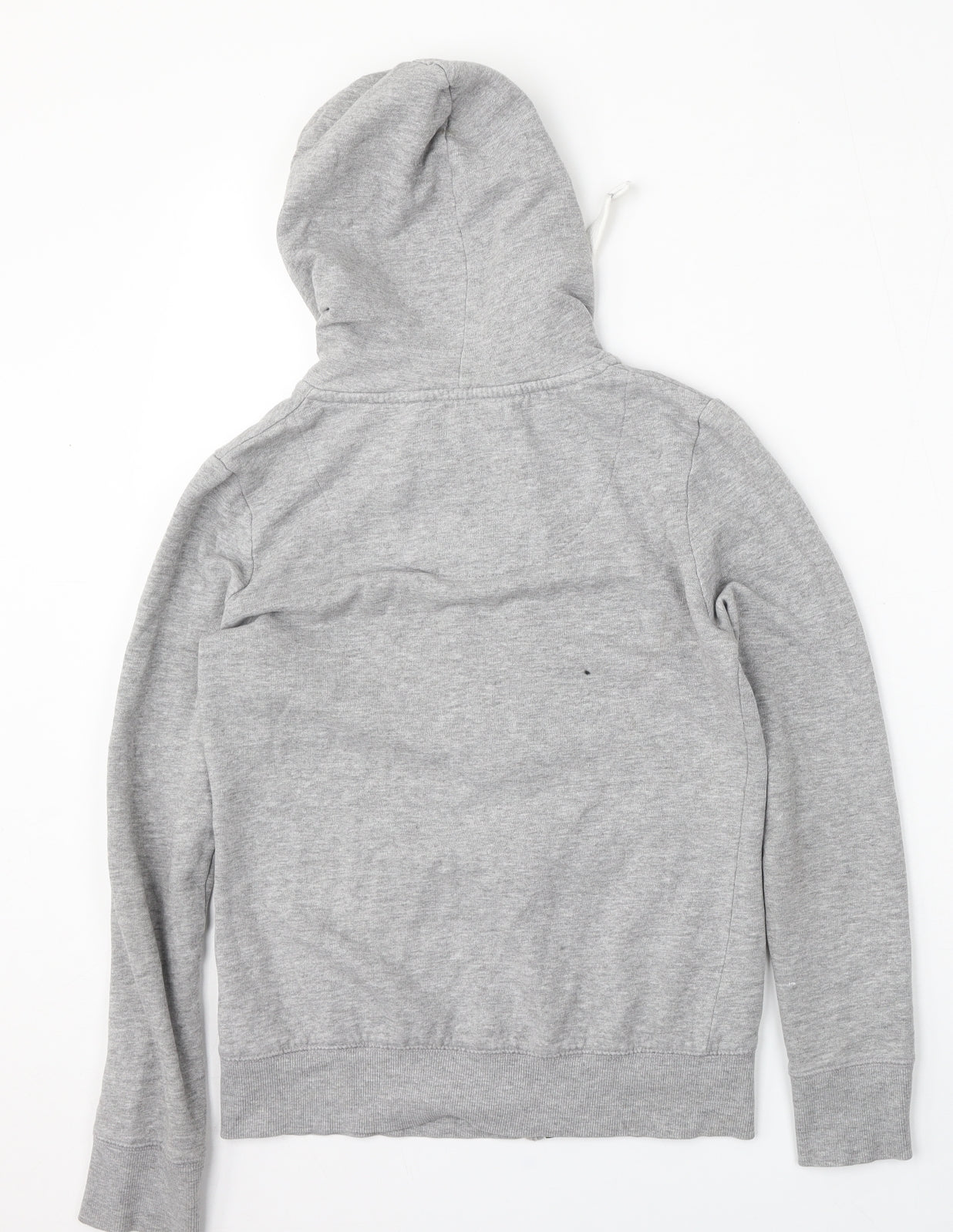 TU Womens Grey  Cotton Full Zip Hoodie Size 8