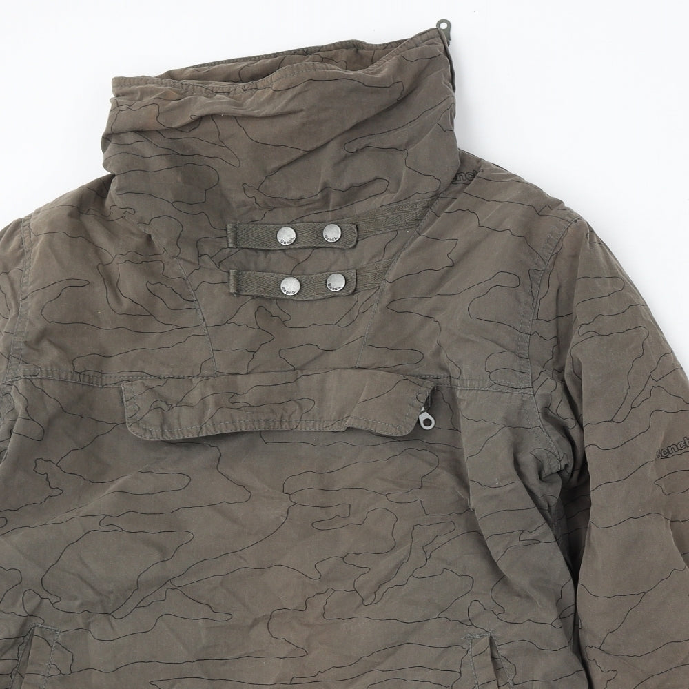 Bench Womens Green Geometric  Jacket  Size L  Zip