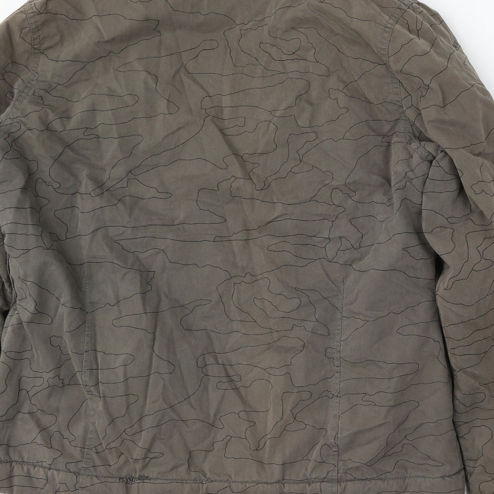 Bench Womens Green Geometric  Jacket  Size L  Zip