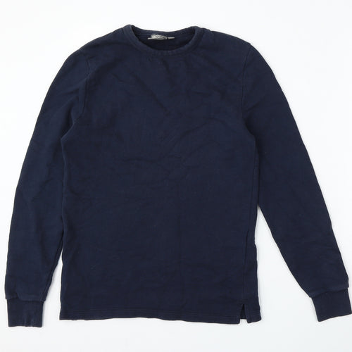 ASOS Mens Blue  Cotton Pullover Sweatshirt Size XS