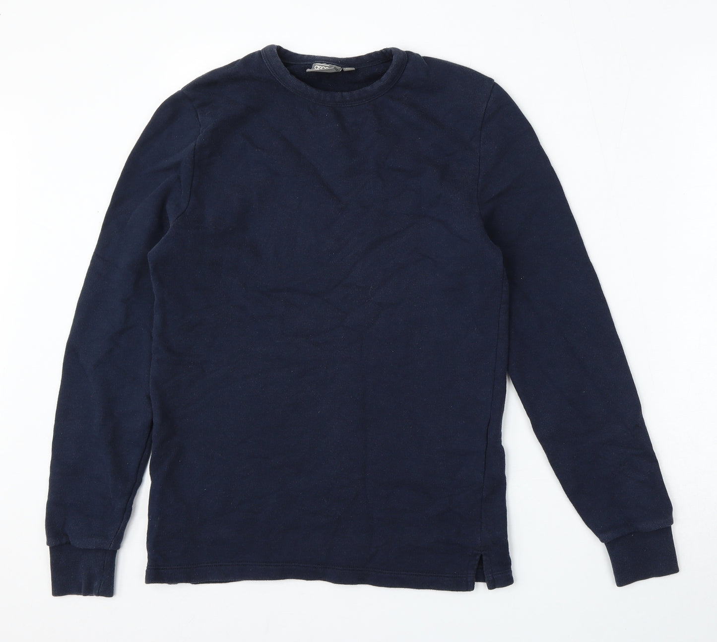 ASOS Mens Blue  Cotton Pullover Sweatshirt Size XS