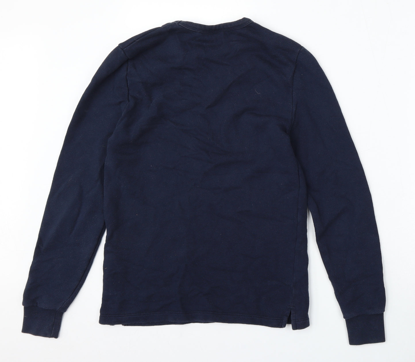 ASOS Mens Blue  Cotton Pullover Sweatshirt Size XS