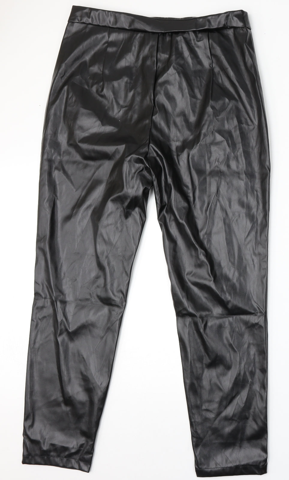 SheIn Womens Black  Polyester Trousers  Size L L26 in Regular