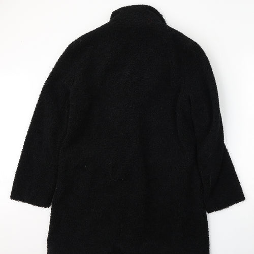 Boohoo Womens Black   Jacket  Size 12  Button