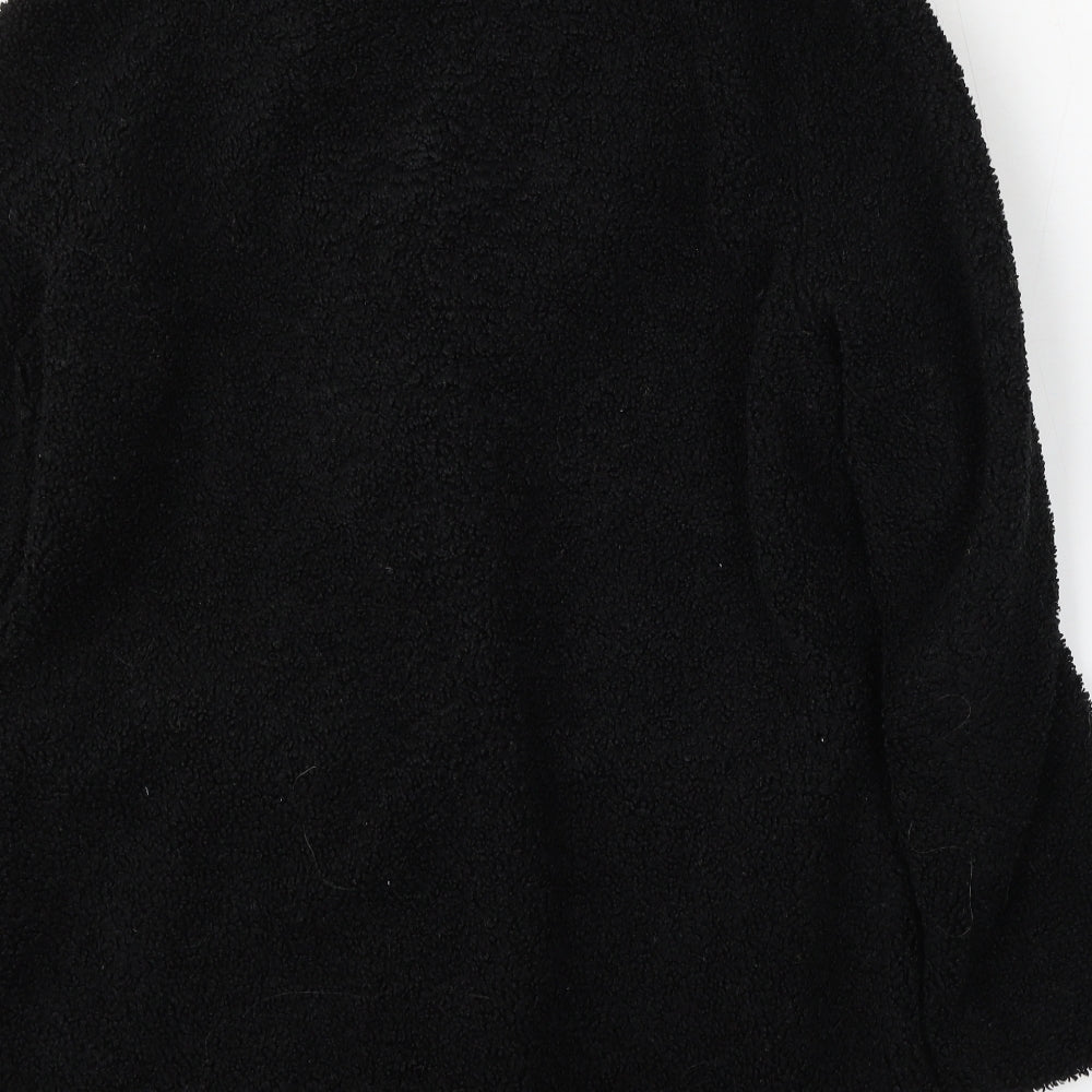 Boohoo Womens Black   Jacket  Size 12  Button