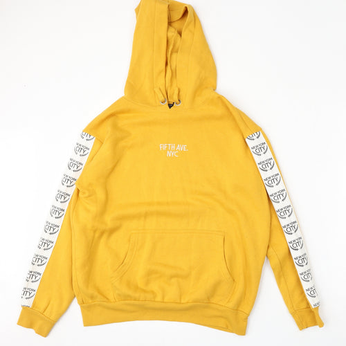 915 Generation Girls Yellow  Polyester Pullover Hoodie Size 12-13 Years