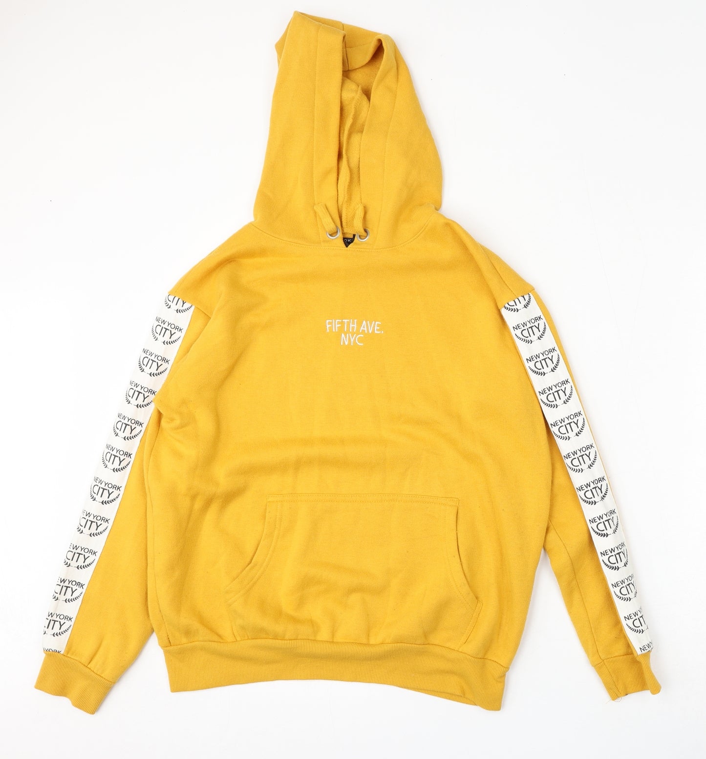 915 Generation Girls Yellow  Polyester Pullover Hoodie Size 12-13 Years