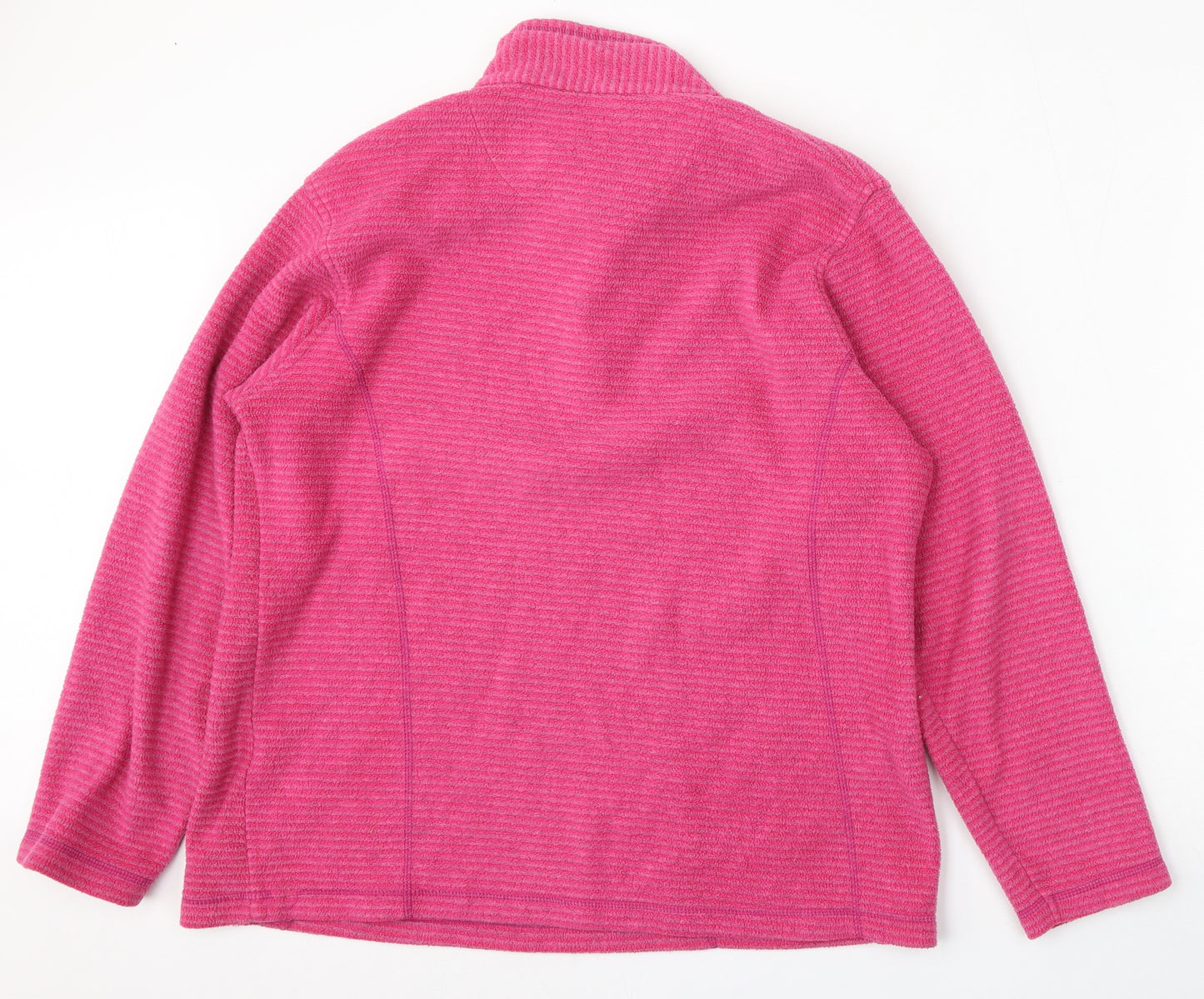 Regatta Womens Pink  Polyester Pullover Sweatshirt Size 18  Zip