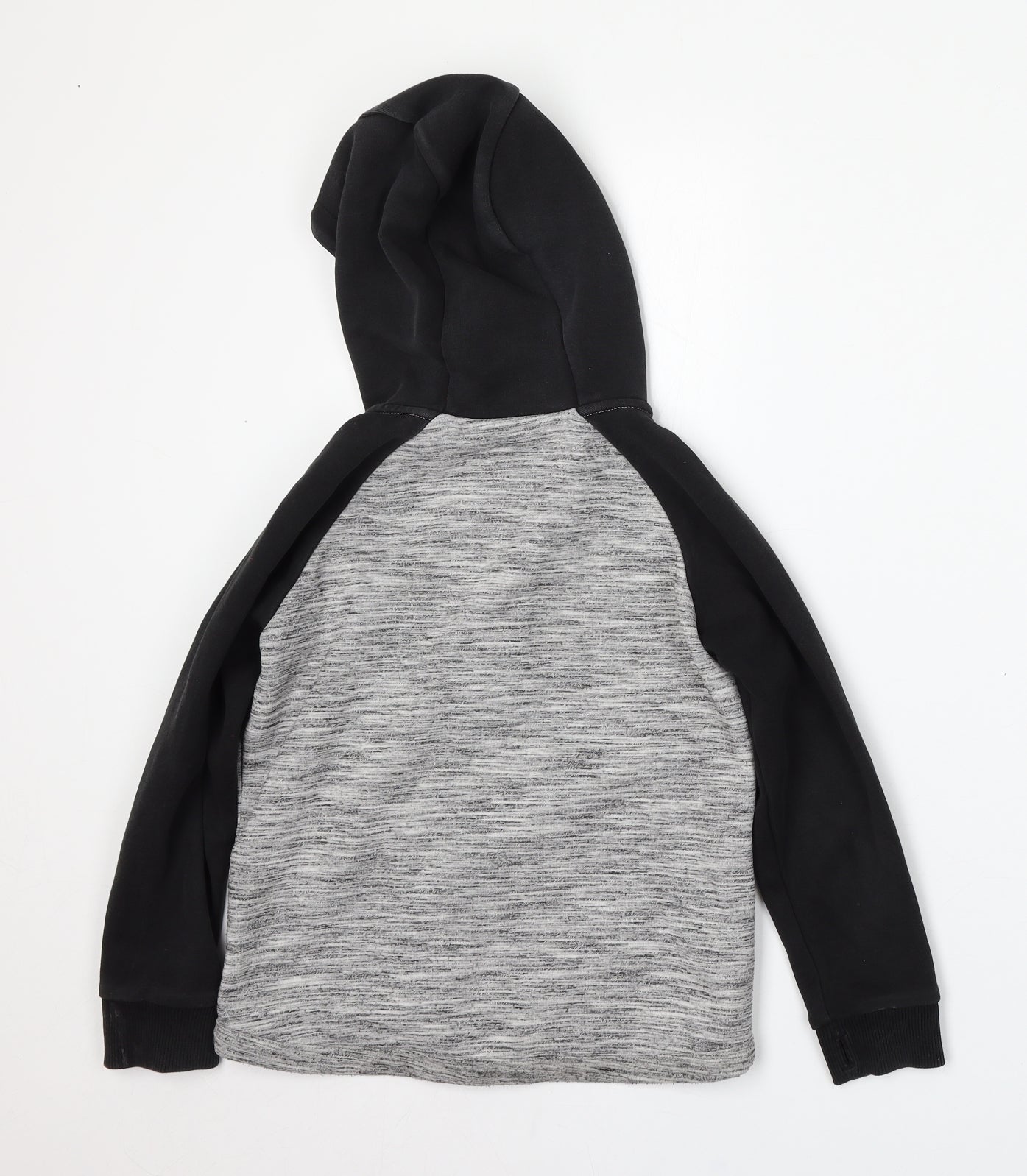 NEXT Boys Grey  Cotton Full Zip Hoodie Size 7 Years  Zip