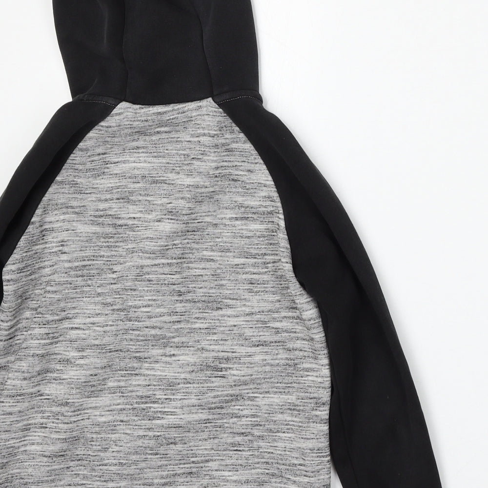 NEXT Boys Grey  Cotton Full Zip Hoodie Size 7 Years  Zip