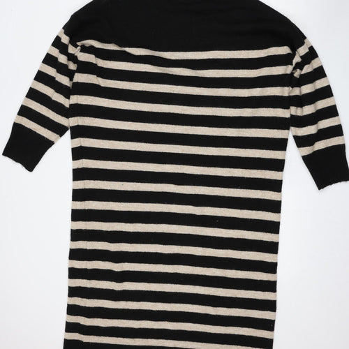 Primark Womens Multicoloured Round Neck Striped Polyester Pullover Jumper Size 14