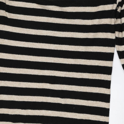 Primark Womens Multicoloured Round Neck Striped Polyester Pullover Jumper Size 14