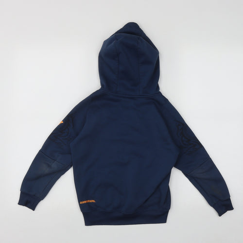 Warrior Boys Blue  Polyester Pullover Hoodie Size 7-8 Years