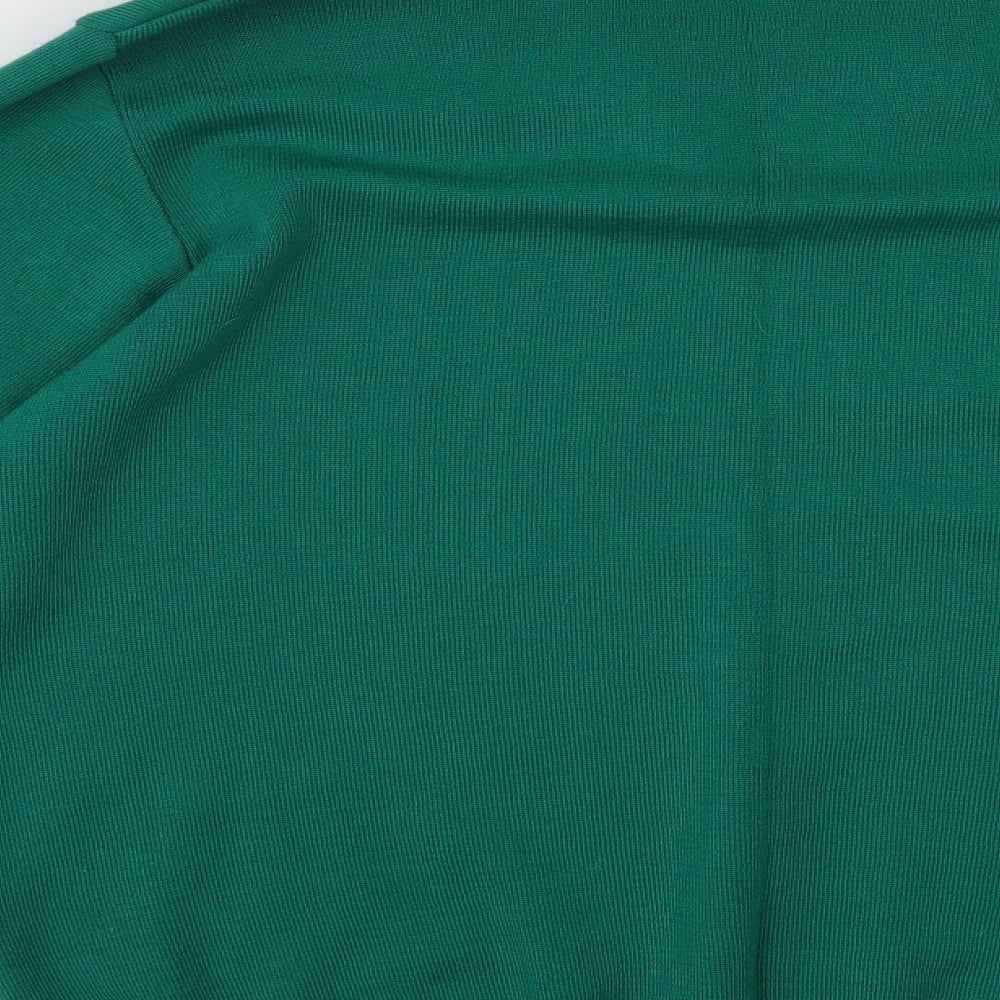 Balmoral Mens Green V-Neck  Wool Pullover Jumper Size L
