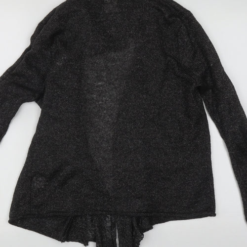 IZ Womens Green V-Neck  Acrylic Cardigan Jumper Size S