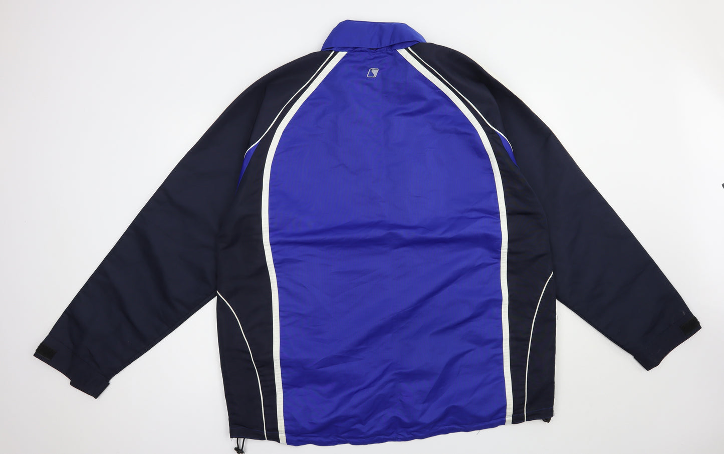 SEN Sport Mens Blue   Windbreaker Jacket Size 2XL  Zip