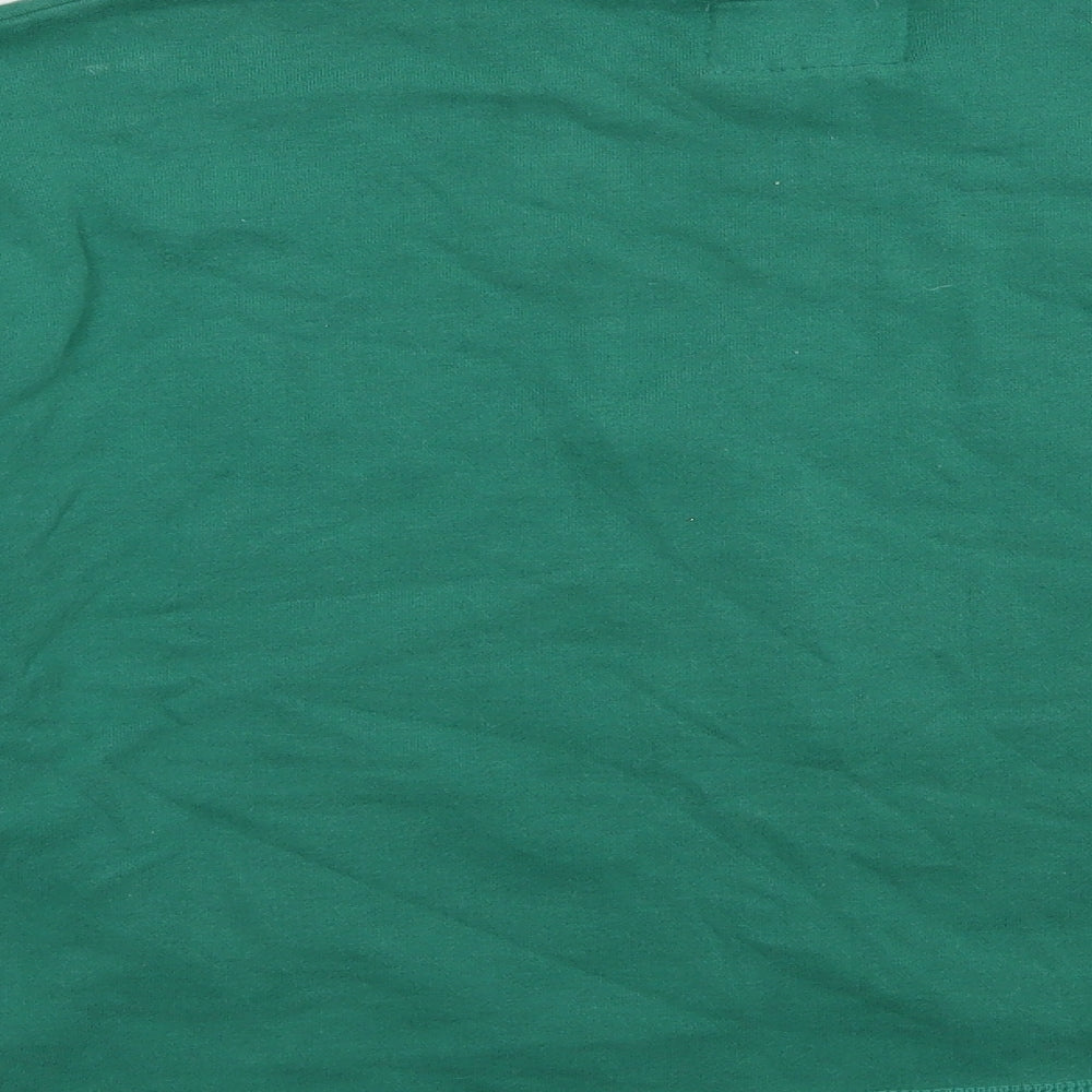 Atmosphere Womens Green  Cotton Pullover Sweatshirt Size 14  Pullover - Santa Claus