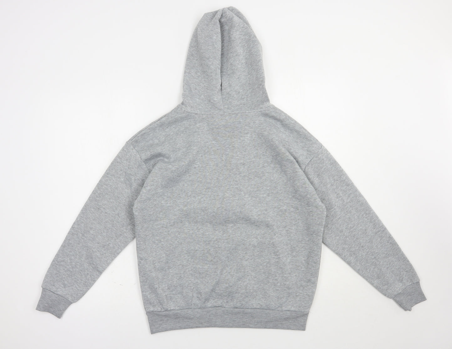 SheIn Womens Grey  Polyester Full Zip Hoodie Size S  Zip