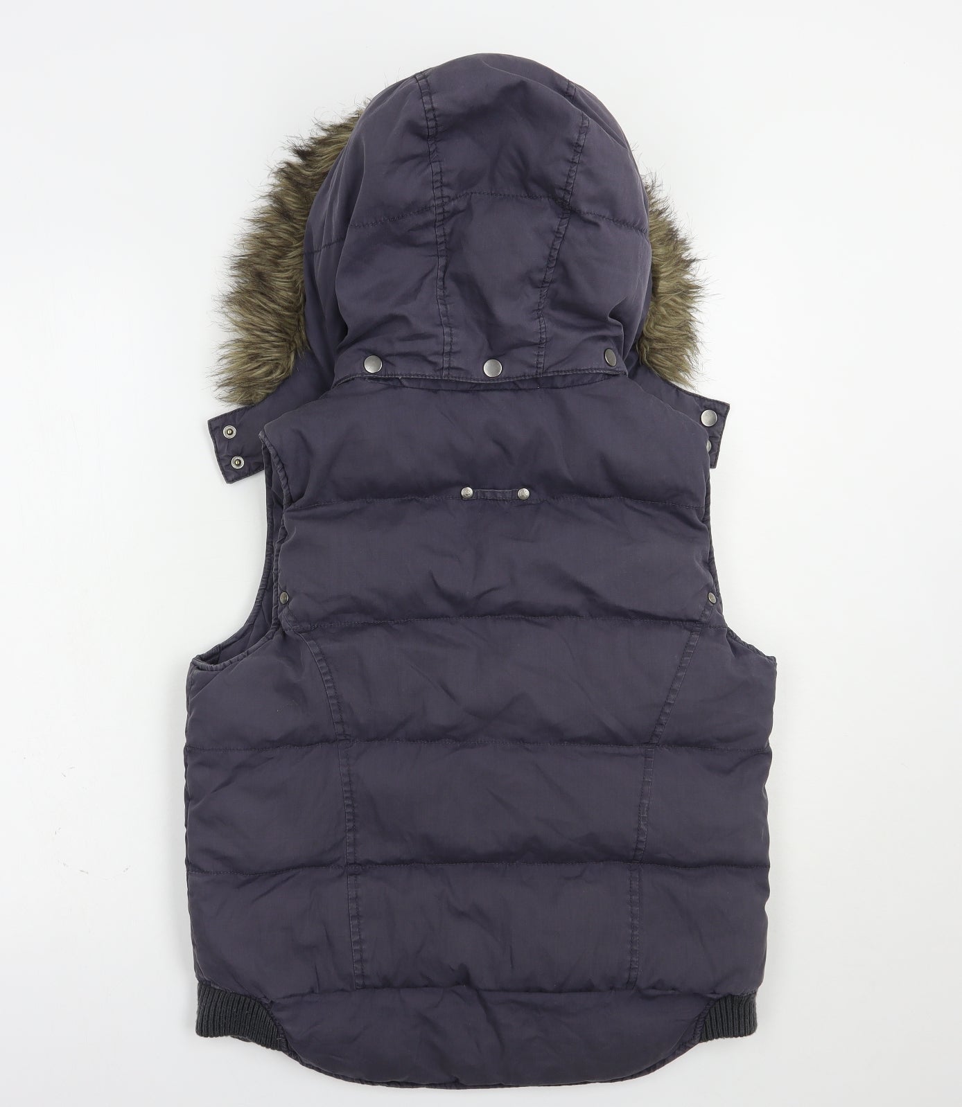 White Stuff Womens Blue   Gilet Waistcoat Size 12  Zip