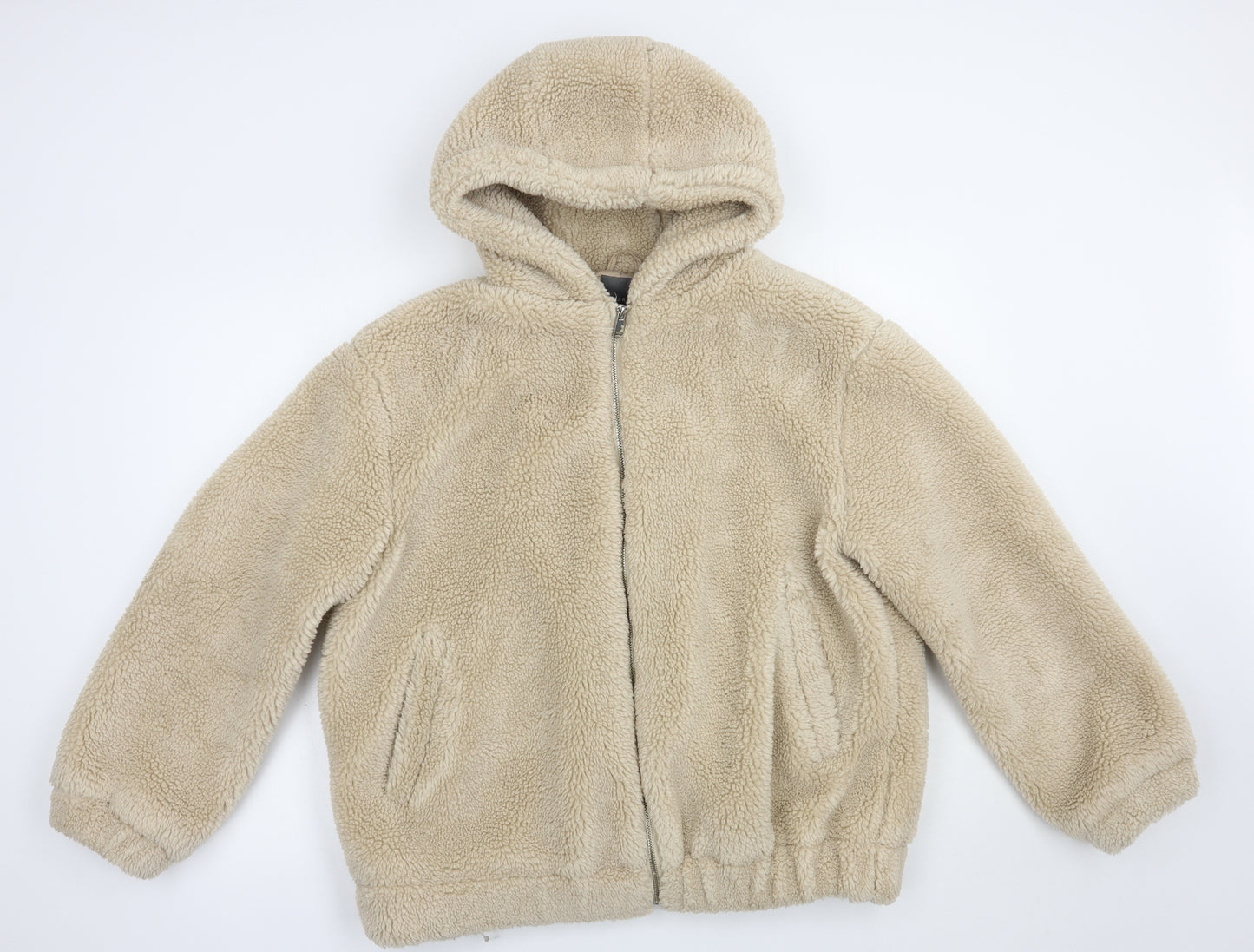 Primark Womens Beige   Jacket  Size 12  Zip