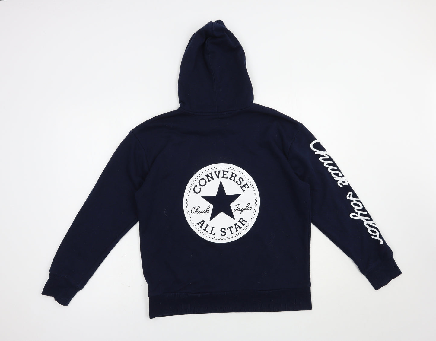 Converse Boys Blue  Cotton Pullover Hoodie Size 12-13 Years  Pullover