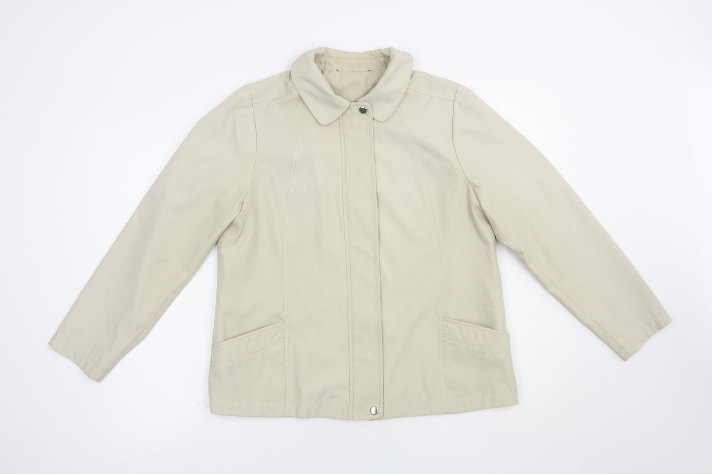 Bonmarché Womens Beige   Jacket  Size S  Zip