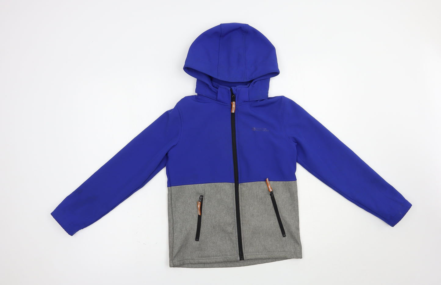 Mountain Warehouse Boys Blue Colourblock  Windbreaker Jacket Size 9-10 Years  Zip