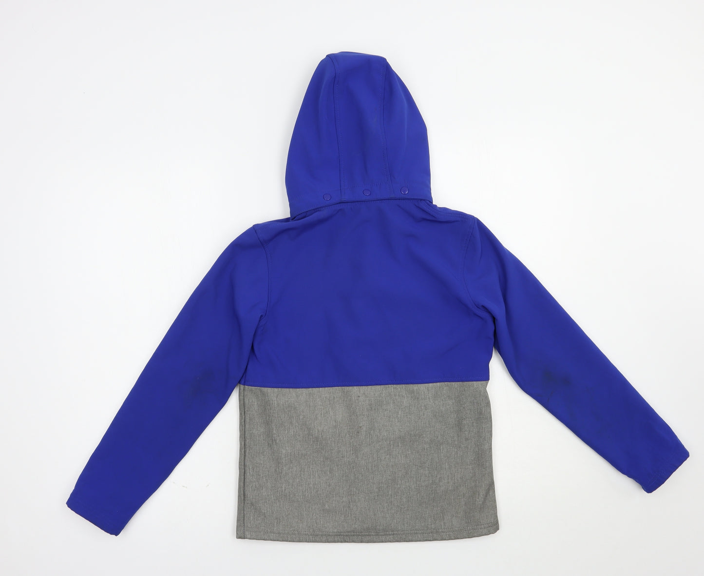 Mountain Warehouse Boys Blue Colourblock  Windbreaker Jacket Size 9-10 Years  Zip